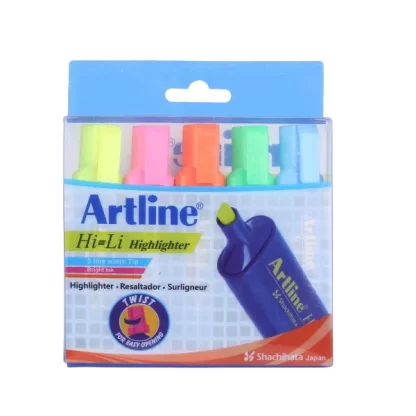 Workstuff_OfficeSupplies_Writing&Corrections_Artline_Highlighter_Multicolor_Set_of_5