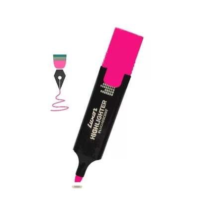 Workstuff_OfficeSupplies_Writing&Corrections_Luxor-Gloliter-Marker-Pen-Highlighter-Pink